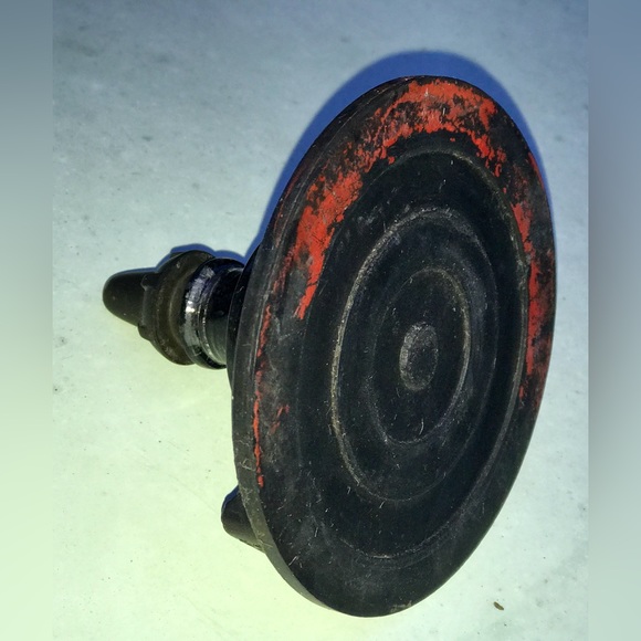 Art Deco Antique Higgins Rubberized Lidded Ink Well with Bulbed Dropper - Picture 8 of 16